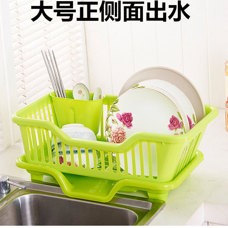 包邮厨房滴水碗盆多用餐具架碗盘