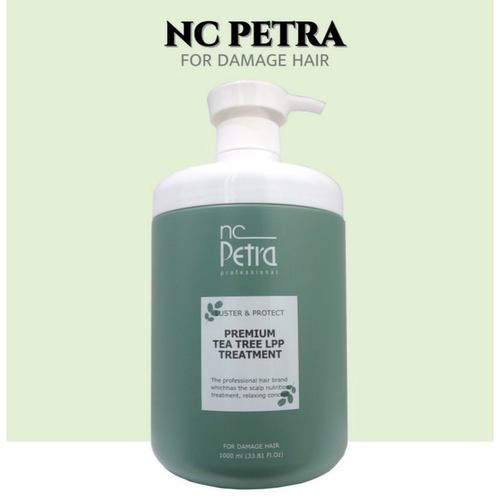 韩国原装 院线NC-PETRA茶树LPP头皮凉感发膜 修护受损发250ml/ 1L