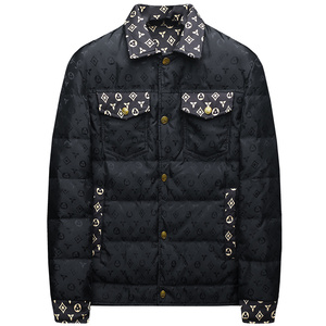 2025秋冬装新款翻领提花羽绒服男加厚钱塘3029-9119-P300 沙发图图片