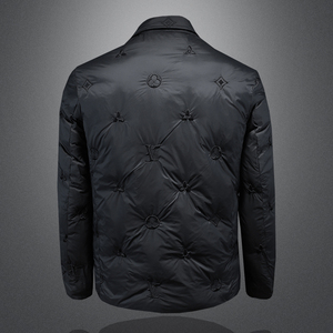 2025秋冬装新款刺绣西装羽绒服男 钱塘6006-9966-P280 楼空图图片