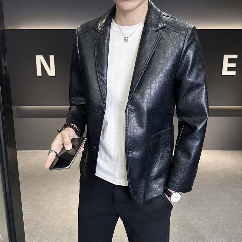 2025秋装新款鳄鱼皮西装男钱塘6006-8222P175真模，男装西服，钱塘6006(原3029)