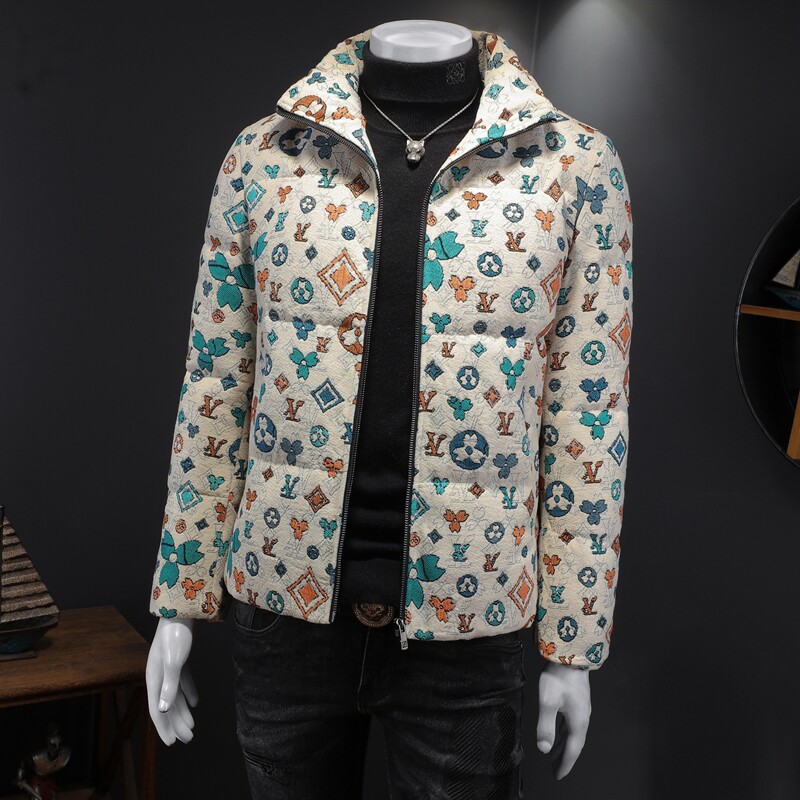 2025秋冬装新款高端提花90绒羽绒服男加厚6006-7231-P310假模图,男装羽绒服,钱塘6006(原3029)