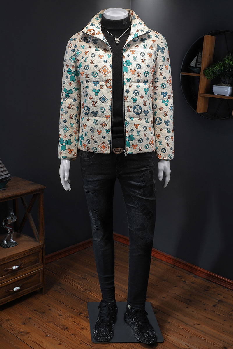 2025秋冬装新款高端提花90绒羽绒服男加厚6006-7231-P310假模图,男装羽绒服,钱塘6006(原3029)