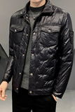 2021秋冬装新款刺绣翻领羽绒服男钱塘3029-3039-P265真模，男装羽绒服，钱塘6006(原3029)