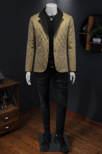 2025秋冬装新款90绒小西装羽绒服男加厚钱塘6006-7212-P290 假模图片