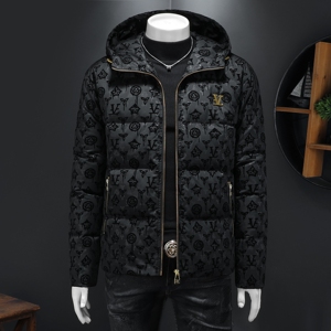 2025秋冬装90%绒连帽羽绒服男 钱塘6006-5528-P330 假模图图片
