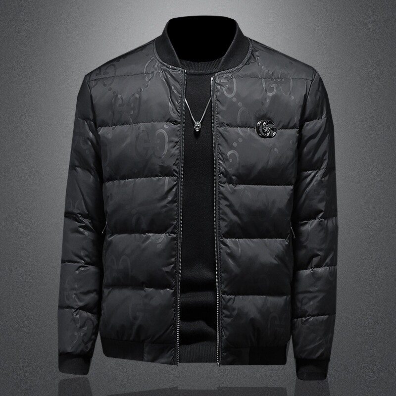 2021秋冬装新款印花羽绒服男 钱塘3029-00136-P265  镂空图图片