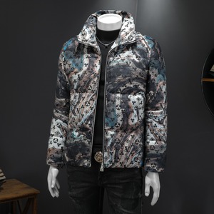 2025秋冬装90%绒立领羽绒服男 钱塘6006-5563-P320 假模图图片