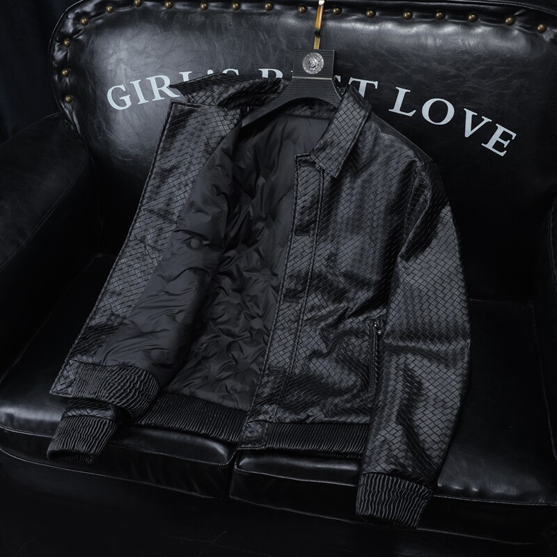 2025秋冬装新款90绒PU皮羽绒服男6006-7763-P320沙发图,男装羽绒服,钱塘6006(原3029)