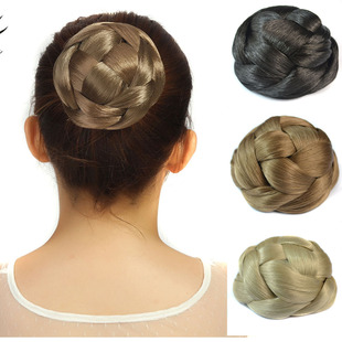 假发发包发髻复古影视装扮 Braided hair chignon hair bun