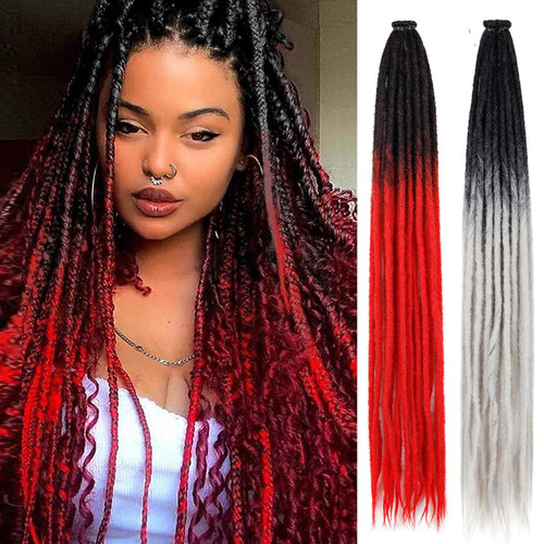 根假发非洲脏辫手钩接发Braiding hair Braids for black women