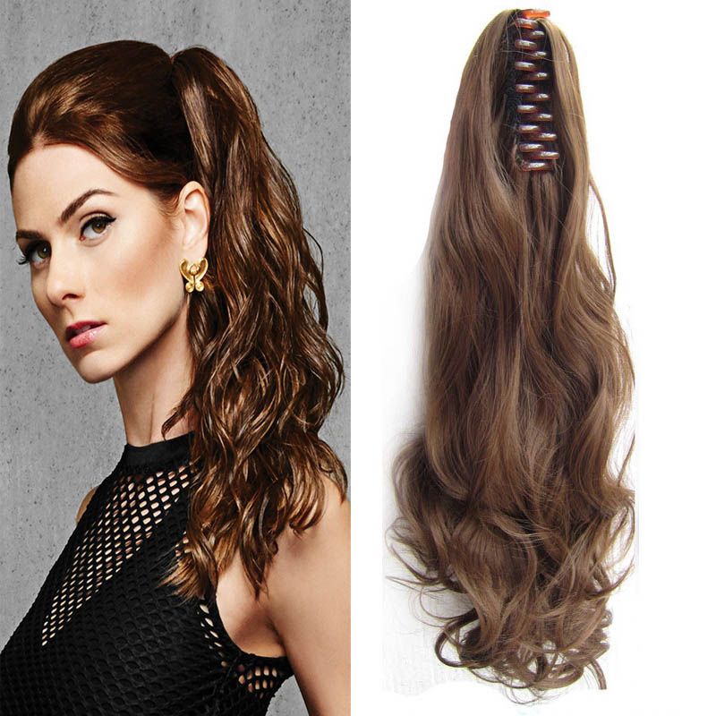 Wig Gradient color Claw clip Ponytail big roll wave Long Wavy Ponytail Ombre Colorin the Hair Care/Wig , Wig , Mawei  category - from Buy2taobao.com to provide professional Taobao agent buy service