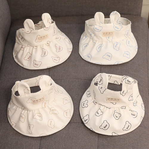 小阔马夏季可爱超萌遮阳空顶帽