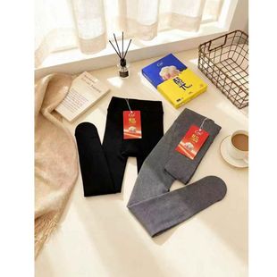 希乐cel8116L酷兀小羊绒平纹棉哑光一体连裤 150 袜瘦腿保暖打底裤