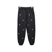 春秋刺绣ABLE 字母绣花潮流束脚宽松运动裤 JEANS男女卫裤 复古时尚