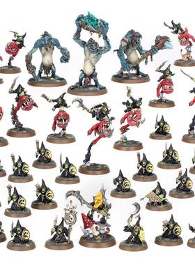 战锤AOS幽暗地精先锋包 Spearhead Gloomspite Gitz