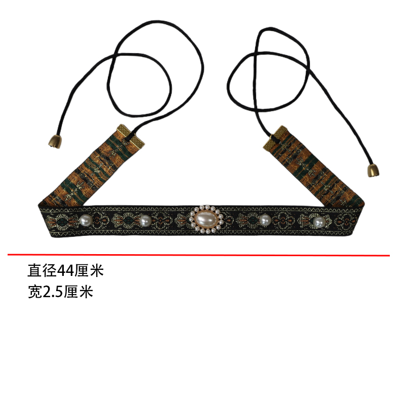 额头带抹头巾束发款头饰古装古风儿童带头饰发仙侠男女汉服古装