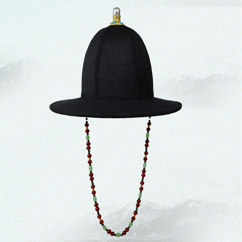 圆领首服汉服帽子明代大帽汉服帽子可搭道袍圆领袍串珠帽珠帽子,模玩/动漫/周边/娃圈三坑/桌游,古风/国风配饰,淘宝优惠券,粉丝福利购,淘宝优惠卷