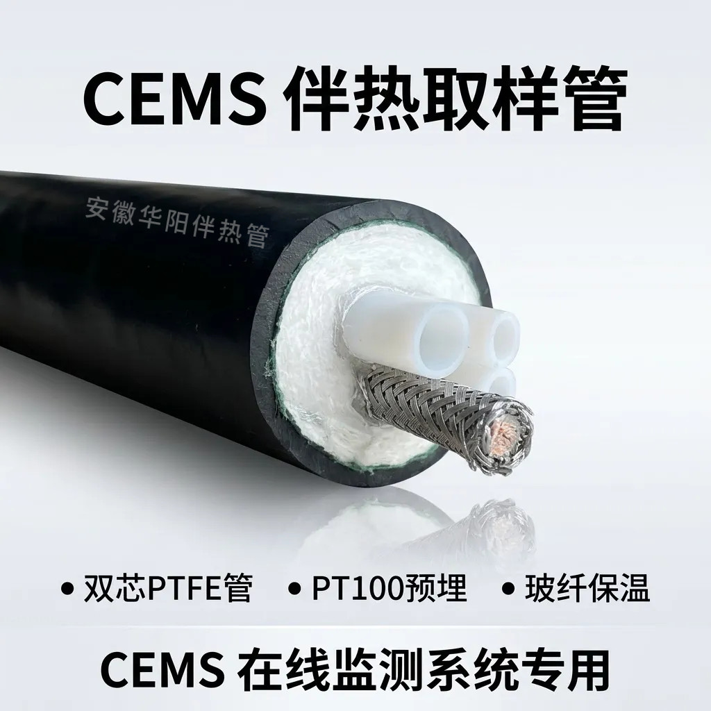 cems烟气伴热管BRG400-Ex F8F8F6(60w)伴热取样管样气分析采样管