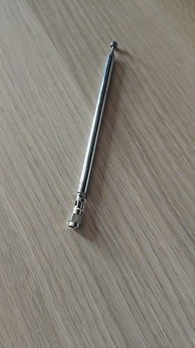 sma接口的拉杆天线760mm长度标配小k收音机