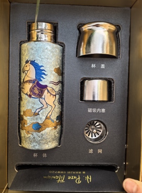 菲沃仕纯钛保温杯2026新款旅行便携闷茶杯车载旅行杯