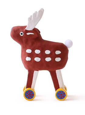 日本 中川政七商店 奈良 乡土玩具 摆件 鹿コロコロ（奈良）