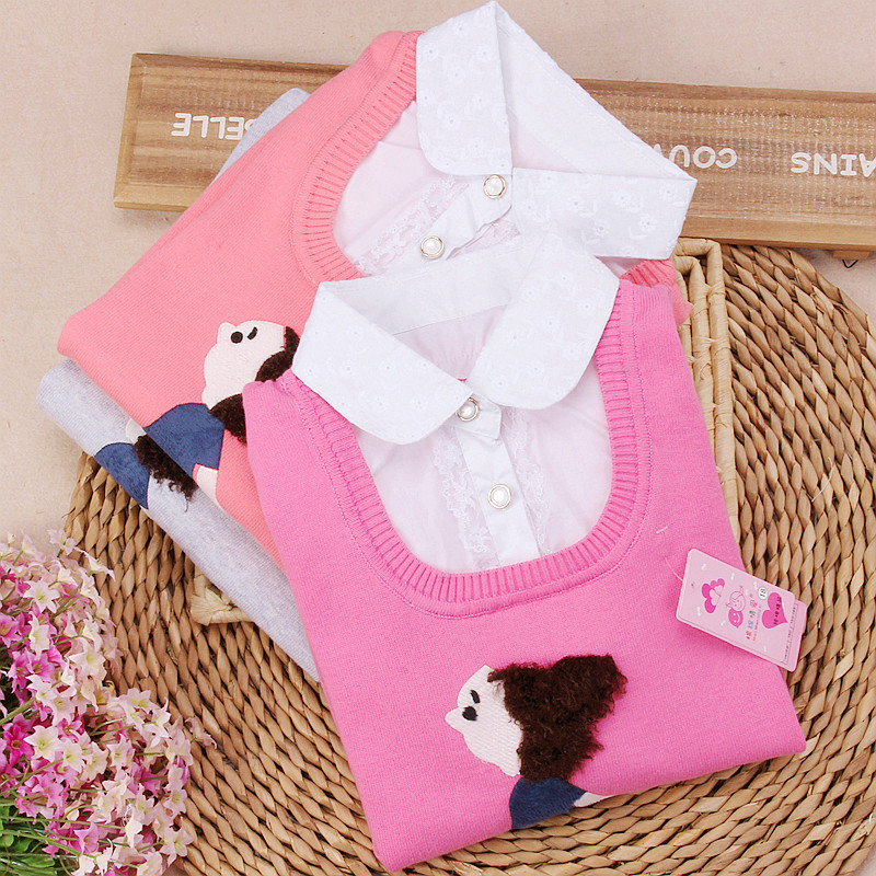 Pull fille THREE LITTLE FROG - Ref 2105751 Image 3
