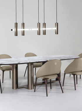 优雅的餐桌～luxor-boat-shape-oval-table