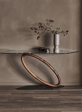 意大利进口正版Cattelan Italia Tour玄关台边桌边几玻璃意式现代