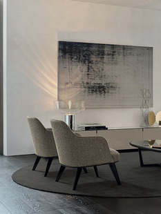 Poliform简约意式轻奢休闲椅设计简约餐椅