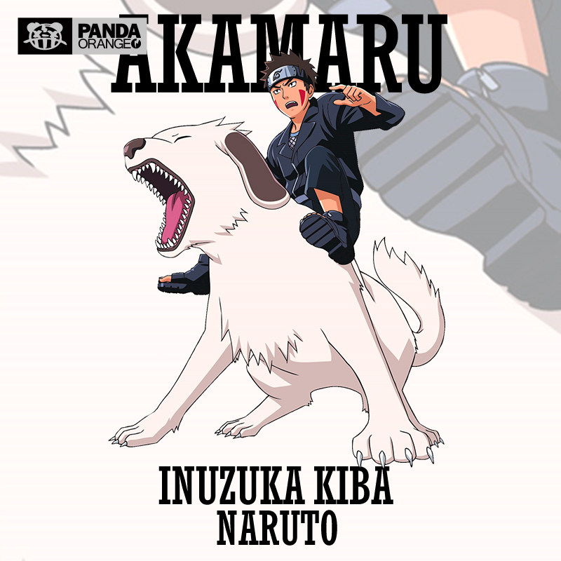 火影忍者联名t恤犬冢牙卡通动漫画衣服赤丸二次元学生情侣装卫衣