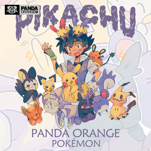 精灵宝可梦联名t恤皮卡丘漫画衣服耿鬼谜拟丘雷丘学生情侣装 卫衣