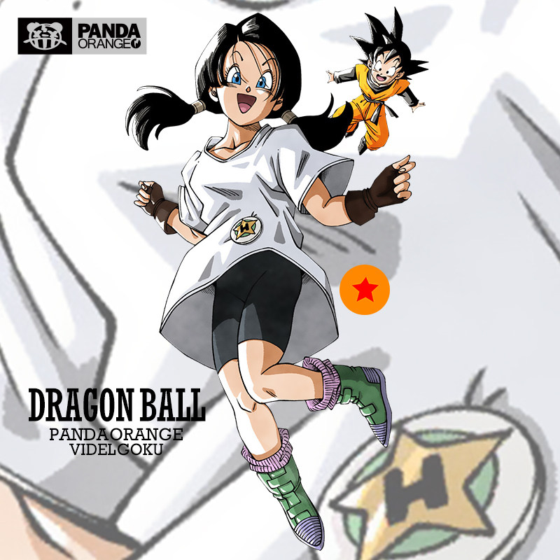 七龙珠联名t恤卡通动漫画比迪丽悟空周边日系新款学生情侣装卫衣