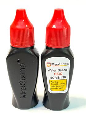 MaxStamp吉普生15cc回墨印油芯片印章专用油墨印台墨水替换印台