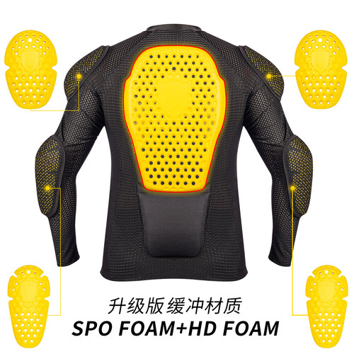 滑雪护具收腰设计组合套装防摔