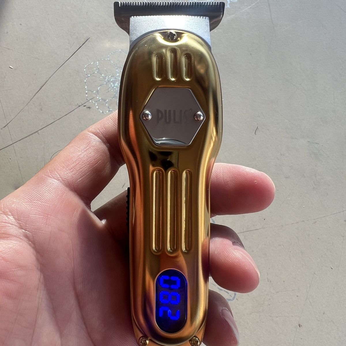 浦利斯复古油头雕刻电推剪专发廊刻痕小推子理发器修边光头剃头刀