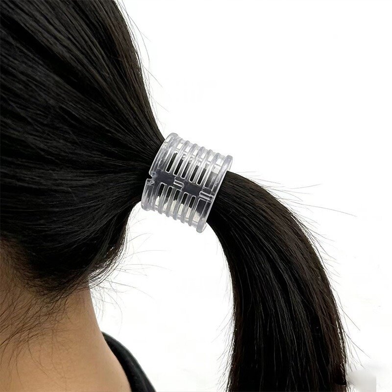 跨境新款小众款 Pony PopperHairClip 塑料女士浓密的马尾辫发夹