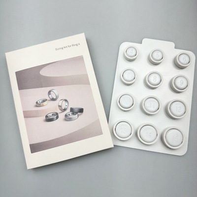Oura Ring Sizing Kit新款4代3代戒指指模尺寸舒适戒指尺寸测量器