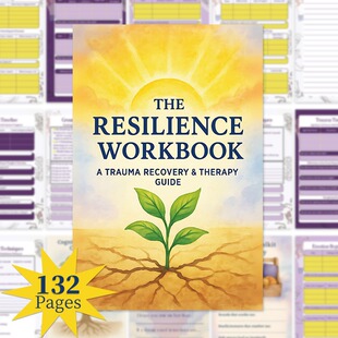 跨境新品 THE RESILIENCE WORKBOOK 复原力工作手册创伤恢复书本