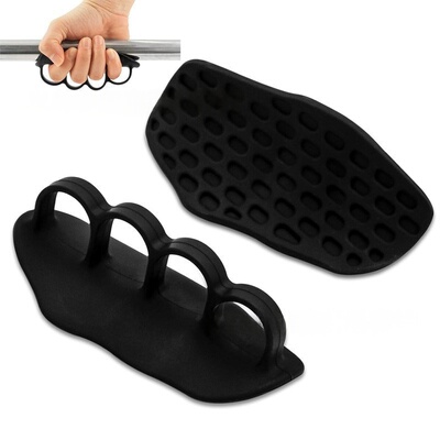 Grip strengthener 举重防滑握把健身器材二代四孔硅胶握力器新品