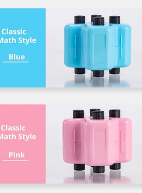 跨境新款 4-in-1 Math Practice Roller Stamp 数学练习滚筒印章