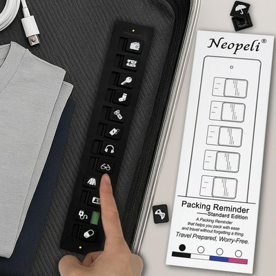 新品 Packing Reminder - Reusable Travel Checklist 打包提醒器