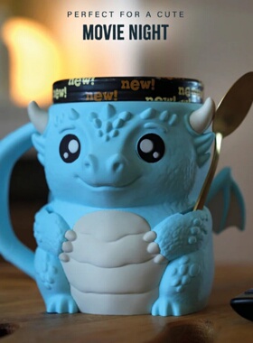 独立站新品 Diego the Dragon Ice Pint Holder 龙冰淇淋杯托杯架