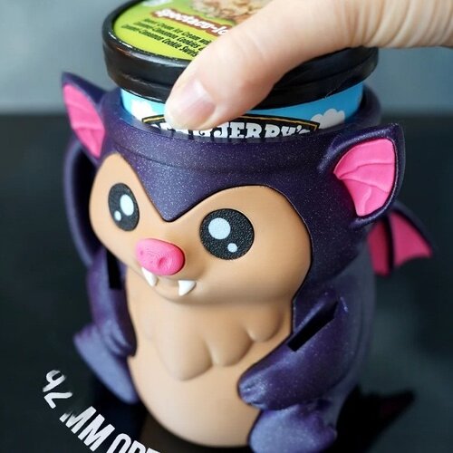 跨境新款 Bramble the Bat Ice Pint Holder家居蝙蝠冰激凌杯托杯