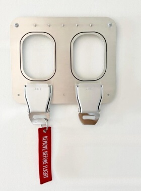 独立站新款Aviation Style Key Holder 航空风壁挂钥匙扣挂钩装饰