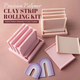 Polymer Clay Thickness String Roller Tool 软陶厚度定型滚压器