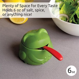 跨境新品Frog Salt Containers可爱的青蛙盐罐3D打印厨房调味料罐