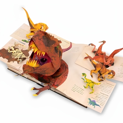 跨境新品3D Encyclopedia Prehistorica Dinosaurs 恐龙百科全书