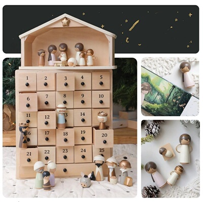 跨境新品 The Rescuer – Nativity Advent Set 圣诞降临节套装