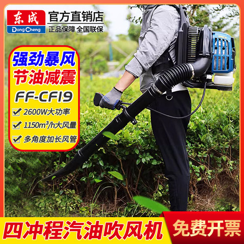 东成大功率汽油吹风机背负式